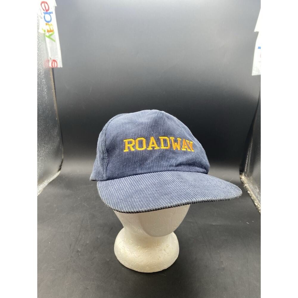 Vintage 80’s Corduroy Roadway Hat With Snap Back/ Jacobson Hat Company